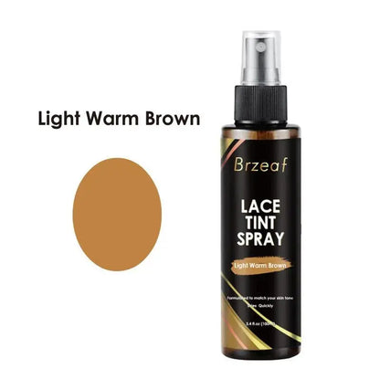 Spray Teinte pour Perruques en Dentelle – Brun Foncé, Moyen & Clair – 100ml - Porcin'Hair 
