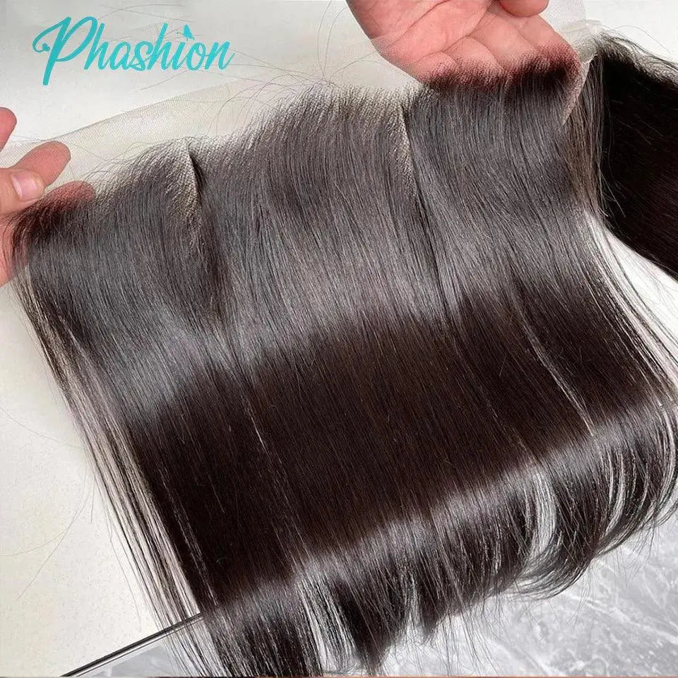 Closure Wig HD – Lisse ou Body Wave, 100% Naturel - Porcin'Hair 
