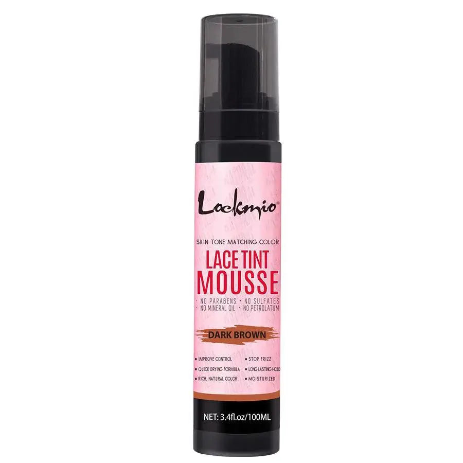 LOCKMIO Natural Lace Tint Spray Dyed Foam Mousse pour Femmes 100ML – Colorant Invisible pour Perruques, Teinture Dentelle, Cosplay et Wigs - Porcin'Hair 