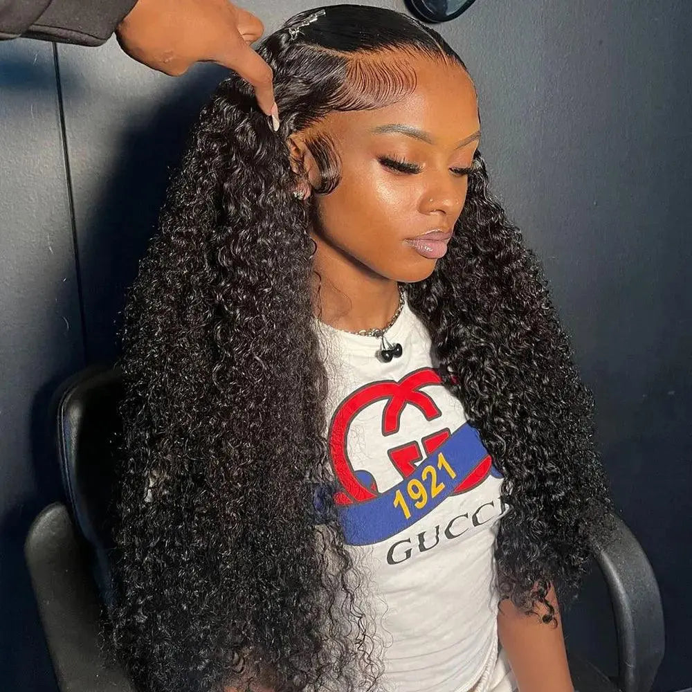 Perruque HD 13x6 en Cheveux Humains 200% densités – Deep Wave & Water Wave, Brésilienne - Porcin'Hair 