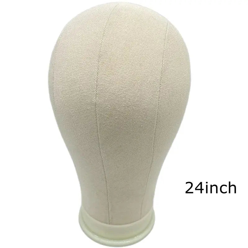 Kit de Tête de Mannequin en Toile pour Entraînement, Support de Perruque avec Stand, Mannequin pour Affichage et Coiffage - Porcin'Hair 