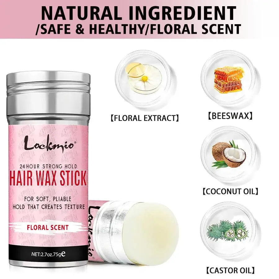 Cire Coiffante Professionnelle – Pommade Lissante Anti-Frisottis & Contrôle des Cheveux Rebelles - Porcin'Hair 
