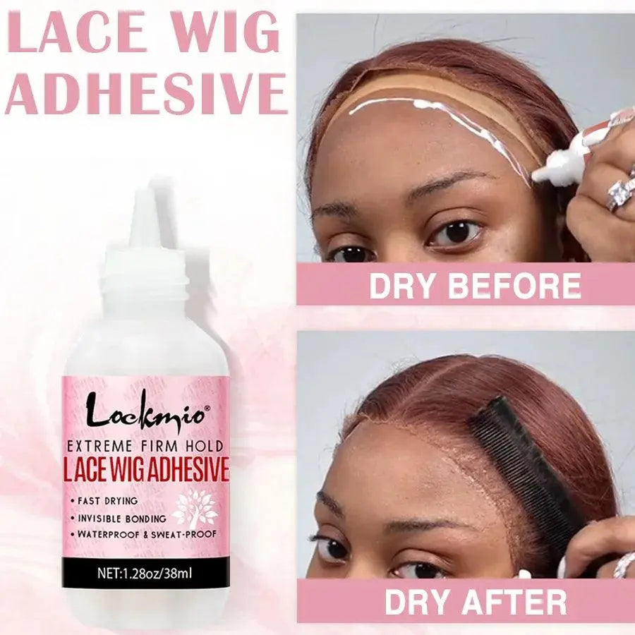 LOCKMIO – Colle Adhésive Imperméable pour Perruque & Dentelle – Kit Débutant 6 Pièces - Porcin'Hair 