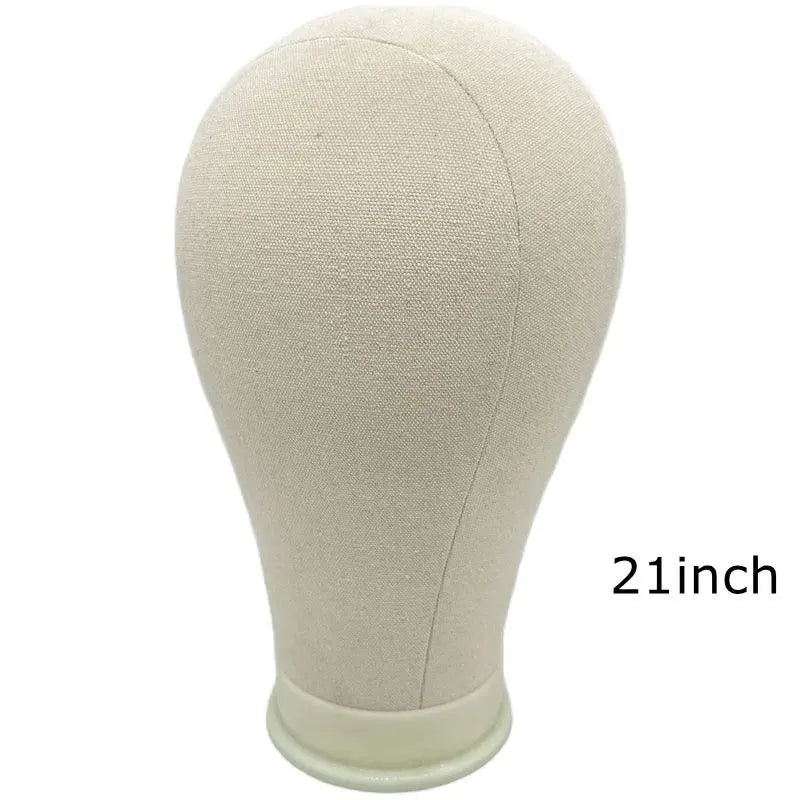 Kit de Tête de Mannequin en Toile pour Entraînement, Support de Perruque avec Stand, Mannequin pour Affichage et Coiffage - Porcin'Hair 