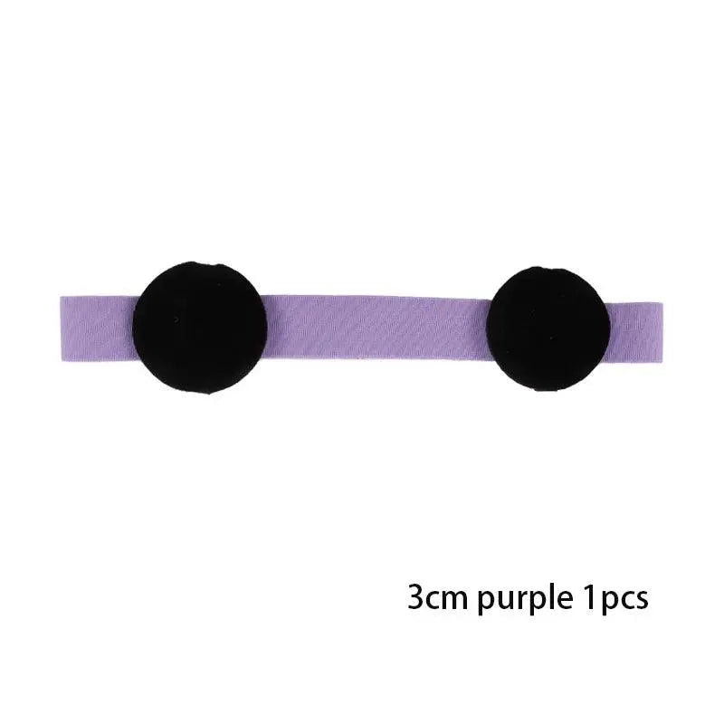 Bande de Melt pour Perruques en Dentelle avec Protections d'Oreilles, Bande Élastique Ajustable avec Couvre-Oreilles, Couleur Violet - Porcin'Hair 