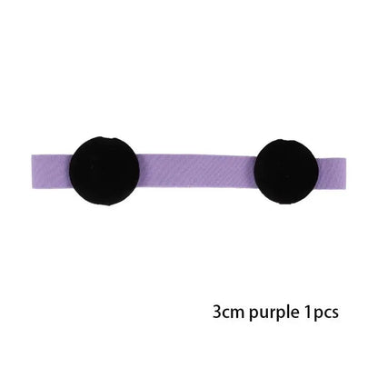 Bande de Melt pour Perruques en Dentelle avec Protections d'Oreilles, Bande Élastique Ajustable avec Couvre-Oreilles, Couleur Violet - Porcin'Hair 