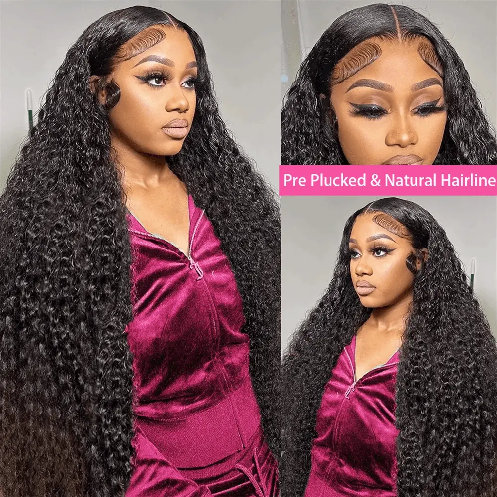 Perruque HD 13x6 en Cheveux Humains 200% densités – Deep Wave & Water Wave, Brésilienne - Porcin'Hair 