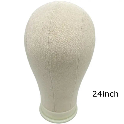Kit de Tête de Mannequin en Toile pour Entraînement, Support de Perruque avec Stand, Mannequin pour Affichage et Coiffage - Porcin'Hair 