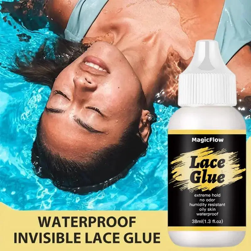 Colle à Dentelle Invisible Imperméable pour Perruque, Super Collage, Tenue Longue Durée, Adhésif Résistant à l'Eau - Porcin'Hair 
