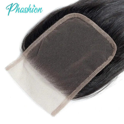 Closure Wig HD – Lisse ou Body Wave, 100% Naturel - Porcin'Hair 
