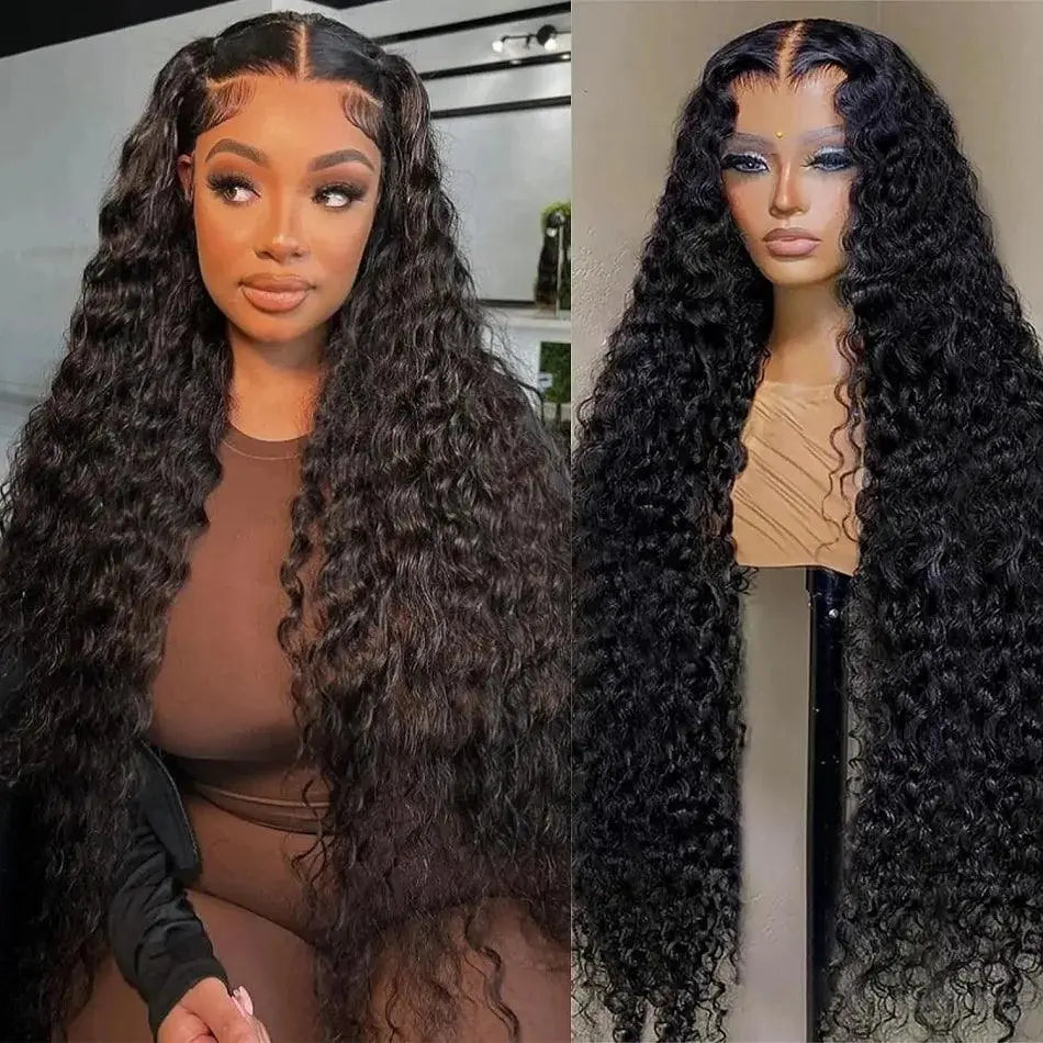 Perruque Deep Wave 200%– Lace Frontale 13x6 HD – Cheveux Humains Brésiliens Pré-Plumés - Porcin'Hair 