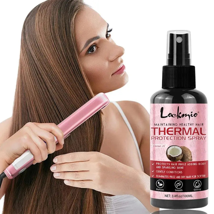 LOCKMIO – Spray Protection Thermique 100ml – Hydratation & Réparation - Porcin'Hair 