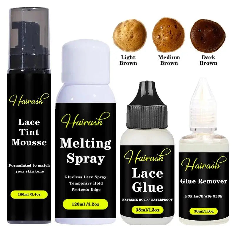 Kit d’Installation de Perruque – Spray Fondant & Colle Waterproof - Porcin'Hair 