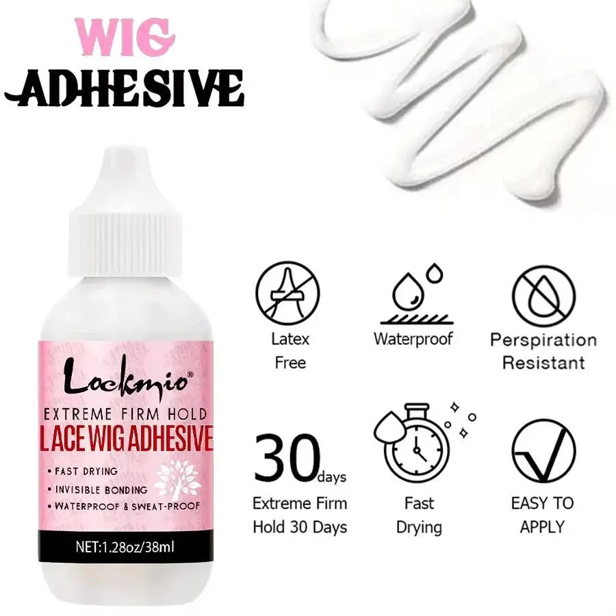 LOCKMIO – Colle Adhésive Imperméable pour Perruque & Dentelle – Kit Débutant 6 Pièces - Porcin'Hair 