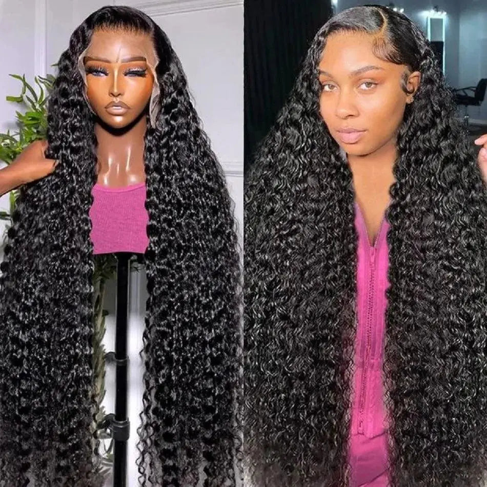 Perruque Deep Wave 200%– Lace Frontale 13x6 HD – Cheveux Humains Brésiliens Pré-Plumés - Porcin'Hair 