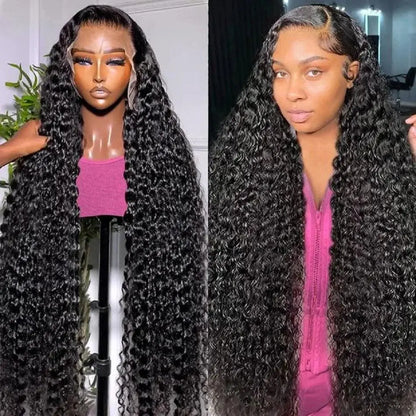 Perruque Deep Wave 200%– Lace Frontale 13x6 HD – Cheveux Humains Brésiliens Pré-Plumés - Porcin'Hair 