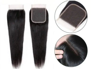 Closure HD Transparente 13x4 et 4x4 – Cheveux Raides 100% Naturels - Porcin'Hair 