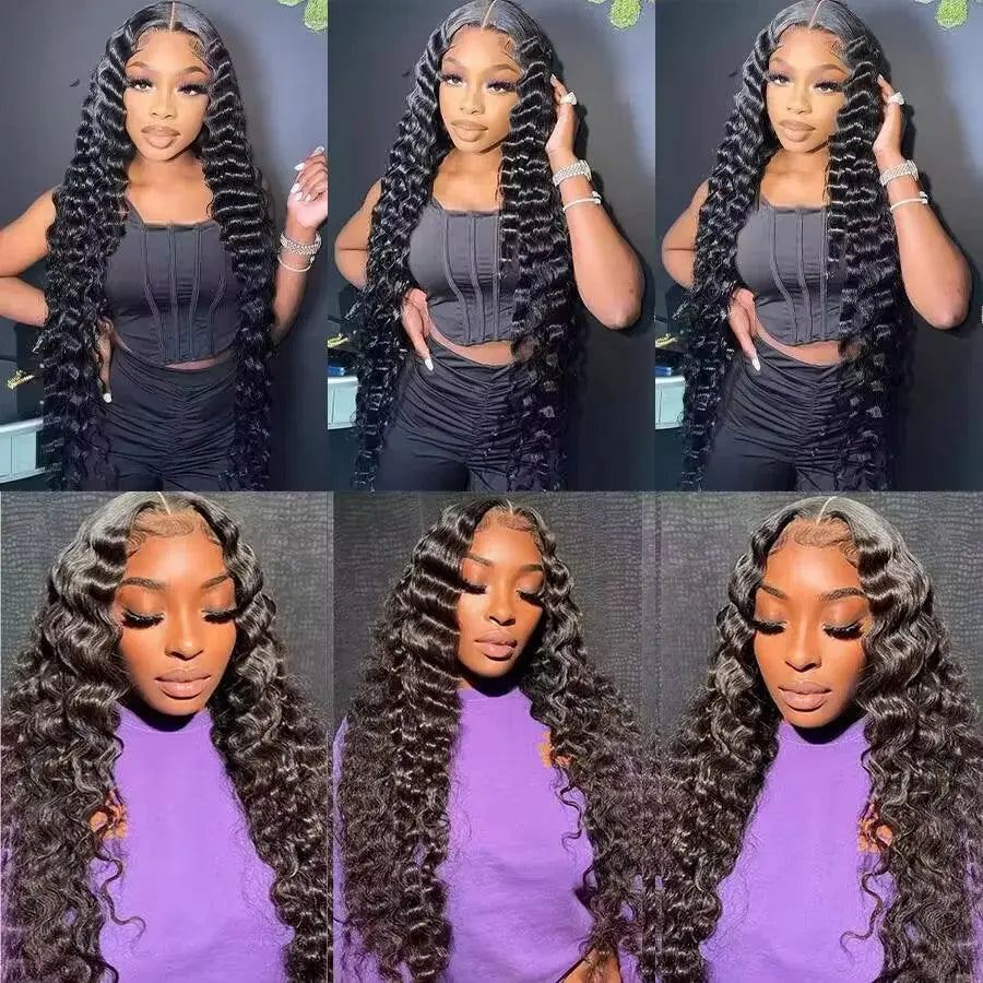 Tissage Brésilien Deep Wave – Extensions 100% Cheveux Humains - Porcin'Hair 