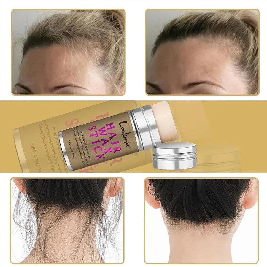 LOCKMIO – Bâton de Cire Coiffante Anti-Frisottis & Lissante - Porcin'Hair 