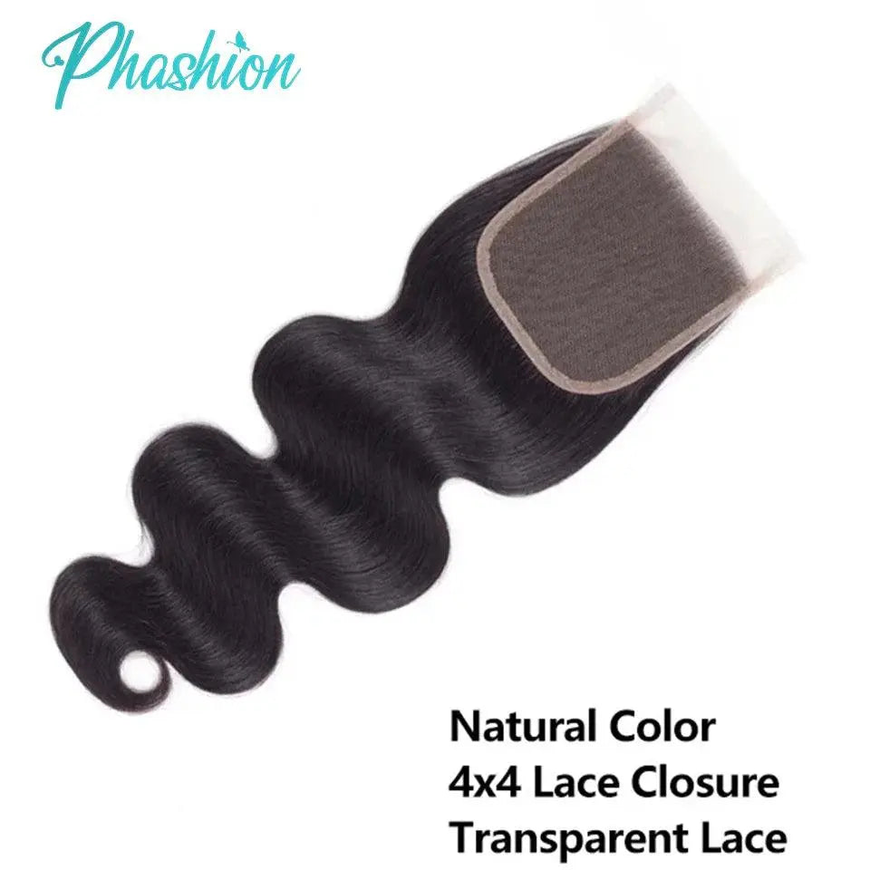 Closure Wig HD – Lisse ou Body Wave, 100% Naturel - Porcin'Hair 