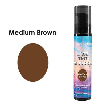 Spray Teinte pour Perruques en Dentelle – Brun Foncé, Moyen & Clair – 100ml - Porcin'Hair 
