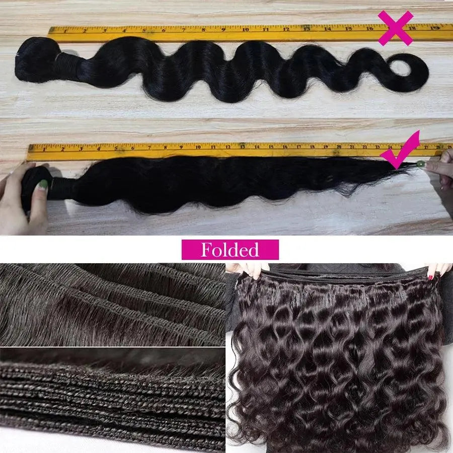 Tissage Brésilien 100% Humain - Body Wave – Extensions de Cheveux Naturels - Porcin'Hair 