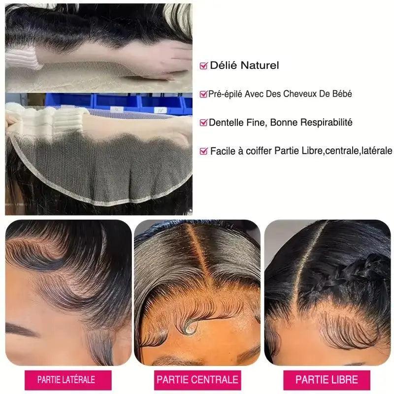 Closure Extensions de Cheveux Naturels Lisses – Lace Closure HD & Frontal - Porcin'Hair 