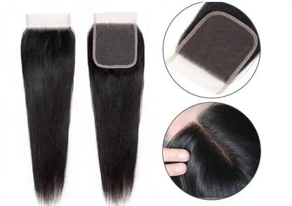 Closure HD Transparente 13x4 et 4x4 – Cheveux Raides 100% Naturels - Porcin'Hair 