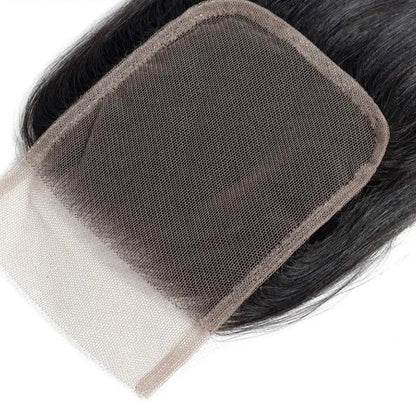 Closure Wig HD – Lisse ou Body Wave, 100% Naturel - Porcin'Hair 