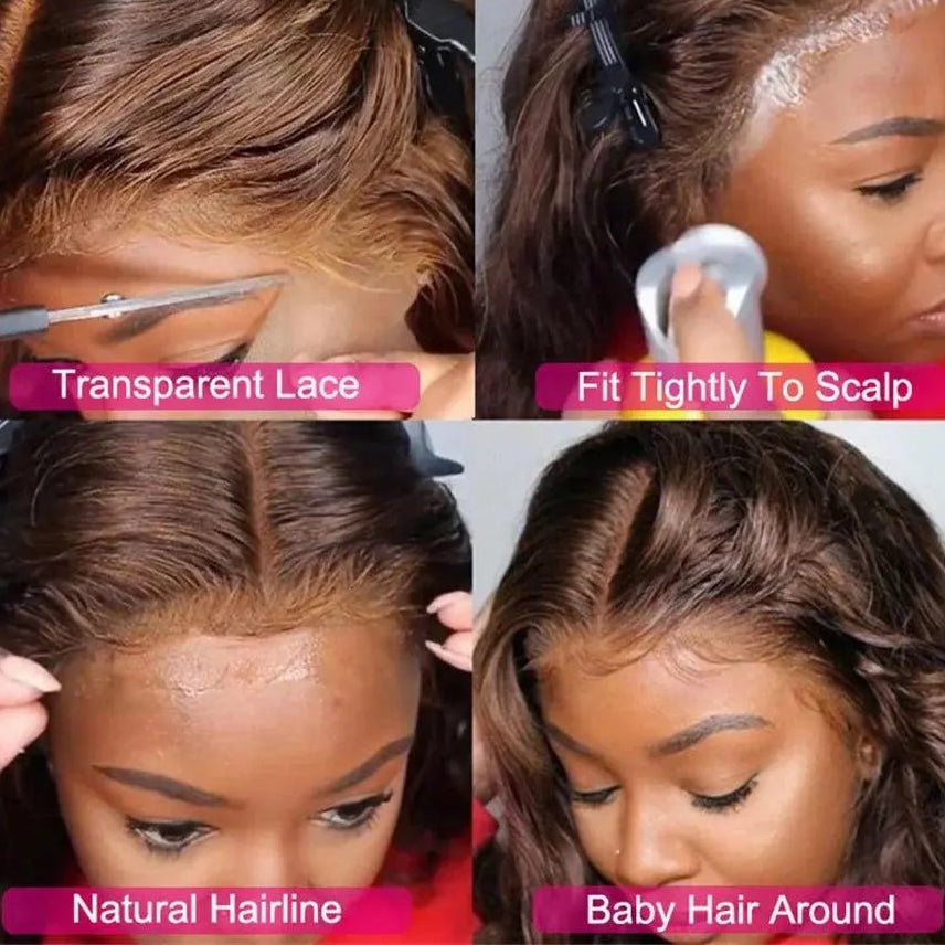 HD Lace Front Wig 13x4 360 Lace Frontal - Porcin'Hair 