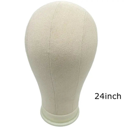 Kit de Tête de Mannequin en Toile pour Entraînement, Support de Perruque avec Stand, Mannequin pour Affichage et Coiffage - Porcin'Hair 