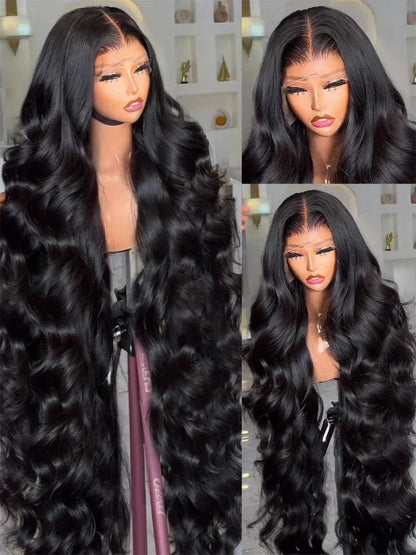 Lace Wig Body Wave HD – 13x6 Frontal ou 5x5 Closure, 30-40” Cheveux Humains Brésiliens - Porcin'Hair 