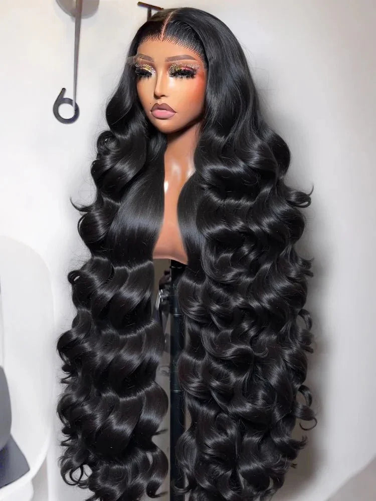Lace Wig Body Wave HD – 13x6 Frontal ou 5x5 Closure, 30-40” Cheveux Humains Brésiliens - Porcin'Hair 