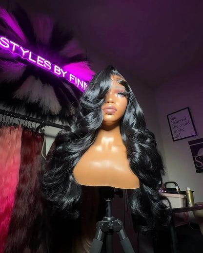 Lace Wig Body Wave HD – 13x6 Frontal ou 5x5 Closure, 30-40” Cheveux Humains Brésiliens - Porcin'Hair 