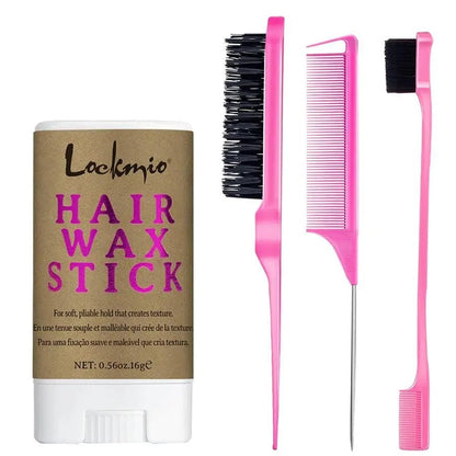 LOCKMIO – Bâton de Cire Coiffante Anti-Frisottis & Lissante - Porcin'Hair 