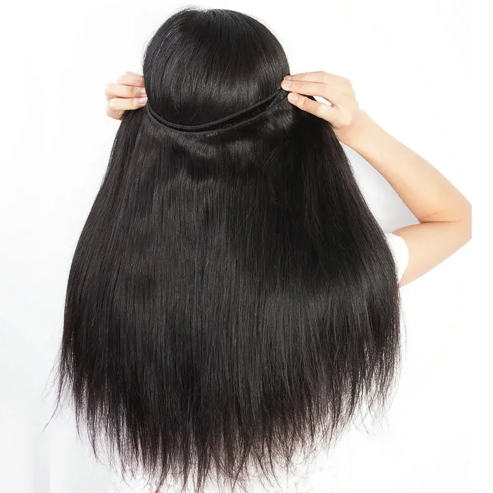 Paquets Brésiliens de Cheveux Raides 100% Humains Non Transformés – 1/3/4 Pièces – Extensions Droites pour Femmes Noires - Porcin'Hair 