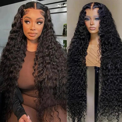 Perruque Deep Wave 200%– Lace Frontale 13x6 HD – Cheveux Humains Brésiliens Pré-Plumés - Porcin'Hair 