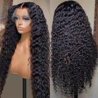 Perruque Deep Wave 200%– Lace Frontale 13x6 HD – Cheveux Humains Brésiliens Pré-Plumés - Porcin'Hair 