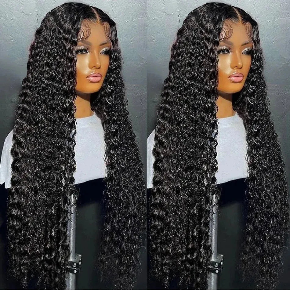 Perruque Frontale 13x6 HD – Vague Profonde – Cheveux Humains 100% Naturels – 30 à 40 pouces – 200% Densité - Porcin'Hair 