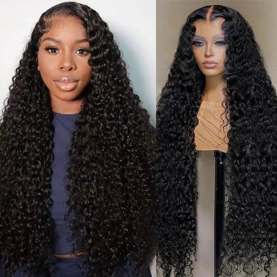 Perruque Frontale 13x6 HD – Vague Profonde – Cheveux Humains 100% Naturels – 30 à 40 pouces – 200% Densité - Porcin'Hair 