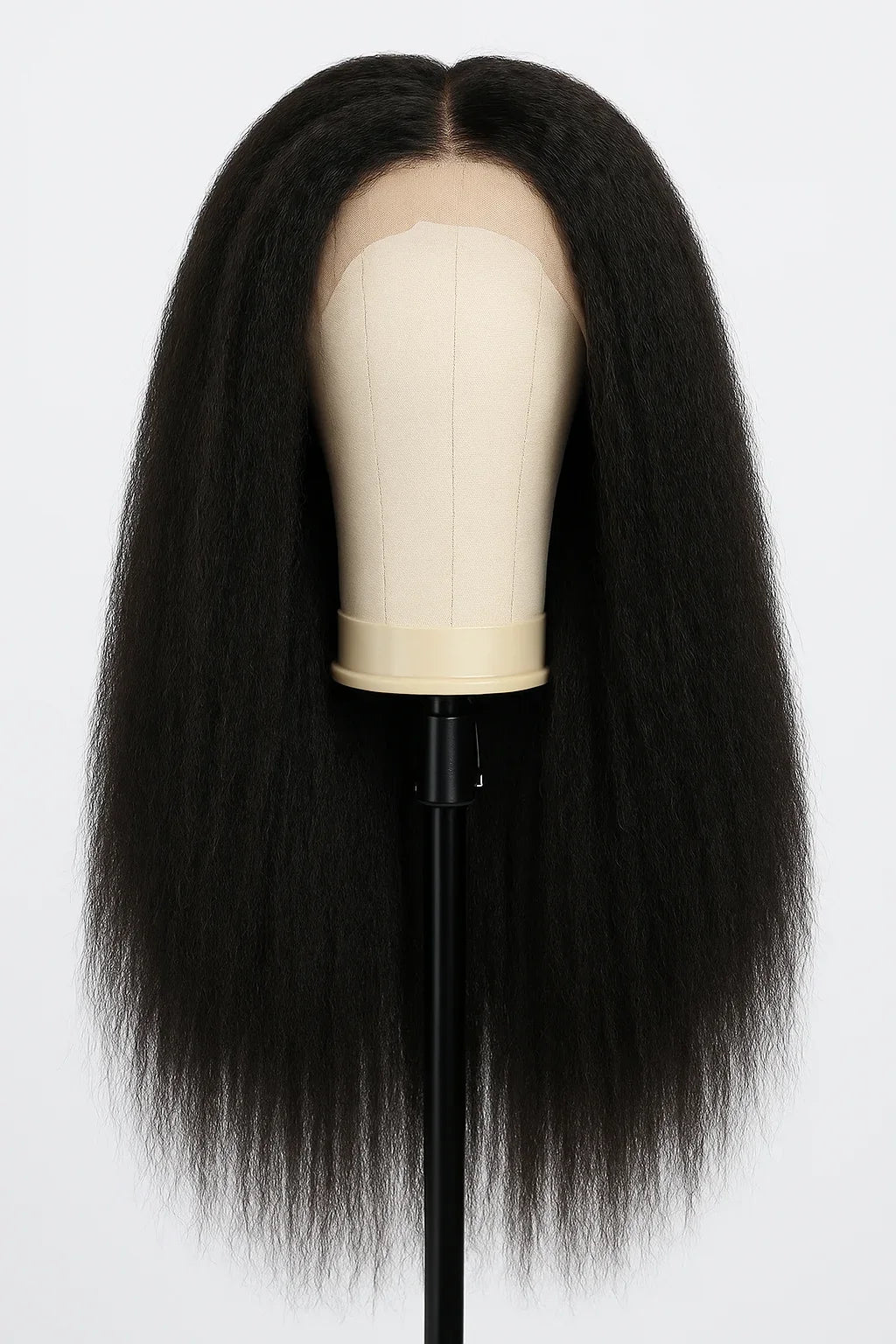 Perruque Frontale Kinky Straight 13x4/13x6, 360° Cheveux Humains 250% - Porcin'Hair 