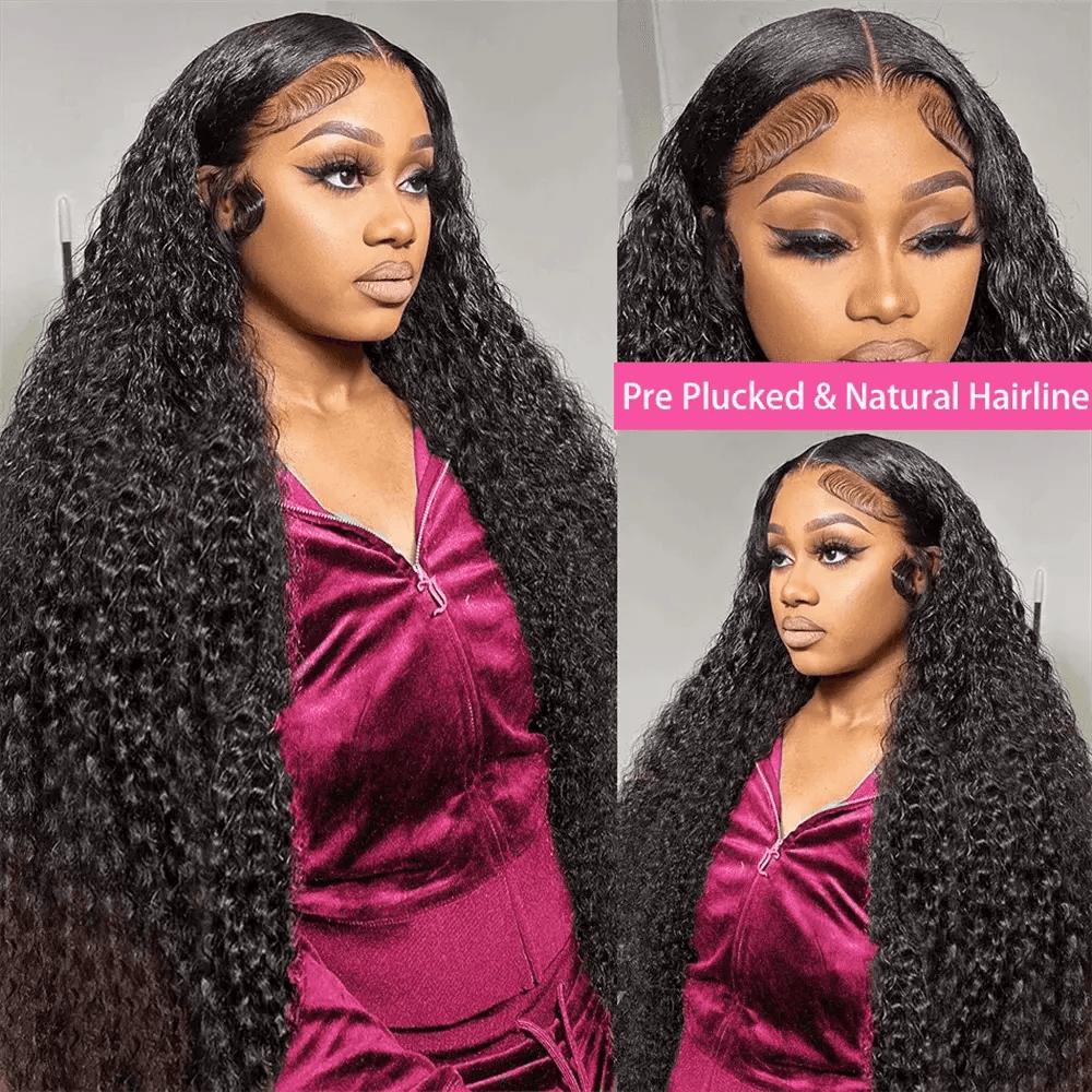 Perruque HD 13x6 en Cheveux Humains 200% densités – Deep Wave & Water Wave, Brésilienne - Porcin'Hair 