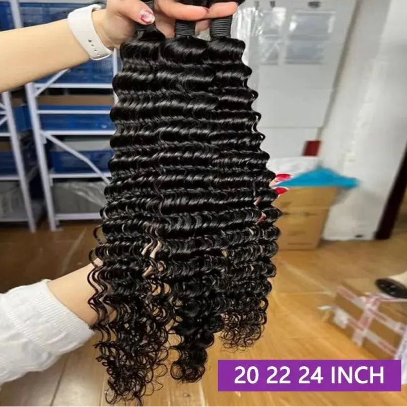 Tissage Brésilien Deep Wave – Extensions 100% Cheveux Humains - Porcin'Hair 