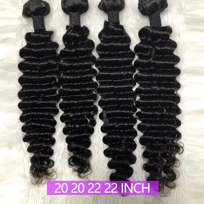 Tissage Brésilien Deep Wave – Extensions 100% Cheveux Humains - Porcin'Hair 